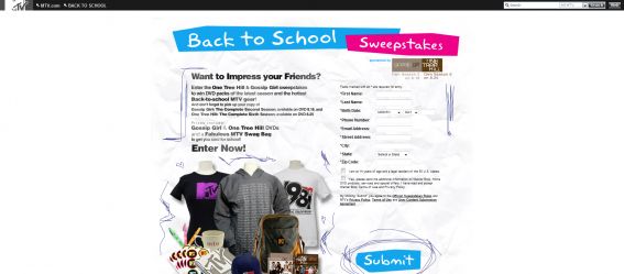 MTV Back-to-School Sweepstakes