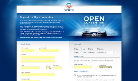Barack Obama Change We Can Believe In Contribute