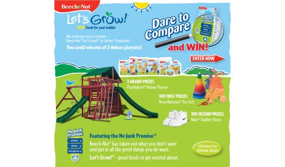 Beech-Nut Let’s Grow! Dare to Compare and Win Sweepstakes