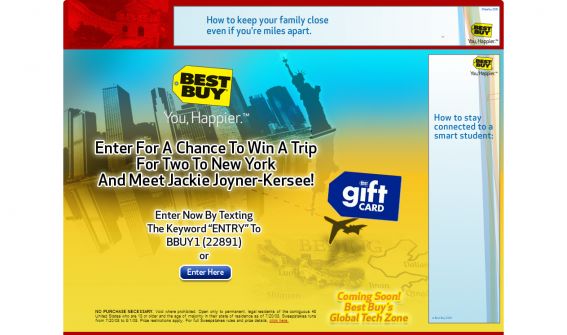 The Best Buy Olympic Games Sweepstakes