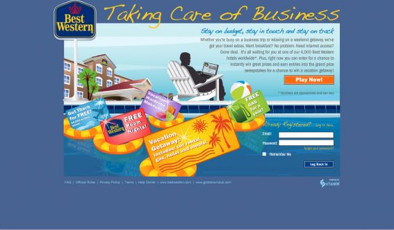 Best Western Taking Care of Business Game