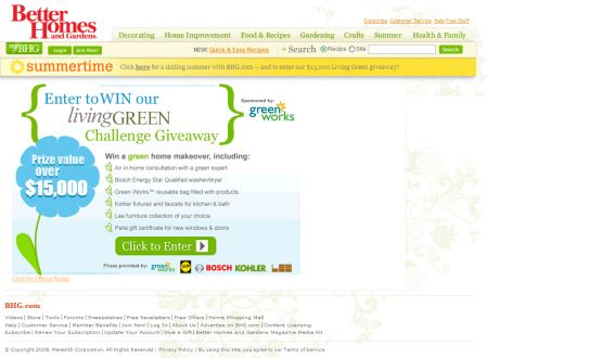 The Living Green Challenge Giveaway