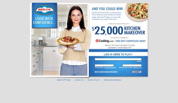 Birds Eye Kitchen Giveaway Instant Win Game and Sweepstakes