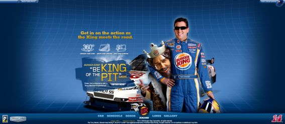 Burger King Be King of the Pit Game
