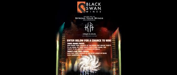 Black Swan Spread Your Wings and Experience KÀ Sweepstakes