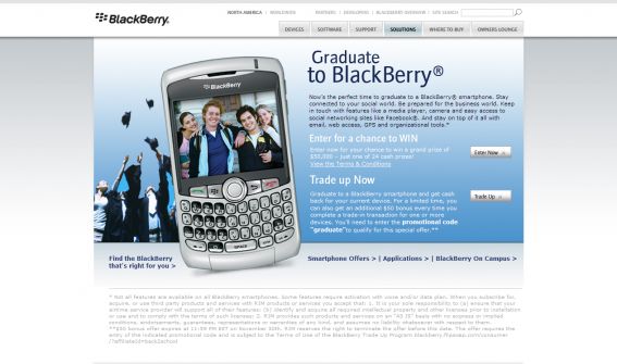 Graduate To BlackBerry Sweepstakes Graduate To BlackBerry Sweepstakes