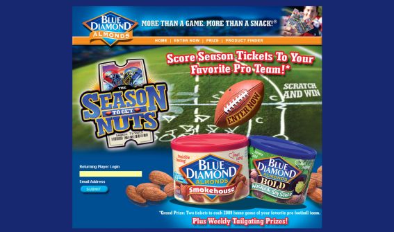Blue Diamond Season to Get Nuts Promotion