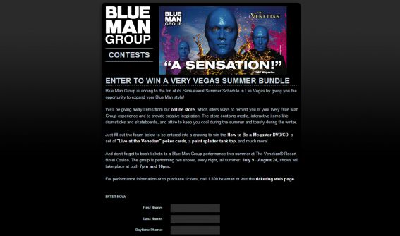 Blue Man Group Very Vegas Summer Bundle Giveaway