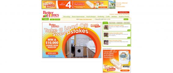 BHG.com Take a Load Off Sweepstakes