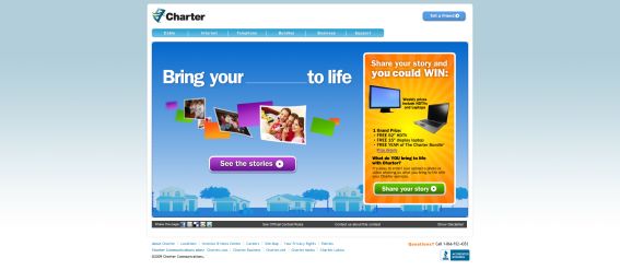 Charter Bring Your Home to Life Contest