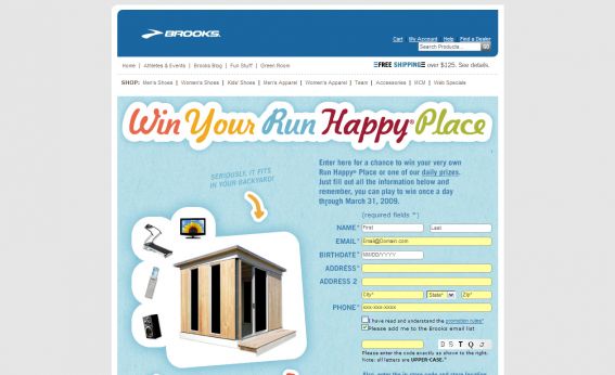 Win Your Run Happy Place Promotion