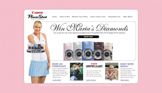 Canon Maria’s Diamond Collection Sweepstakes Canon Maria’s Diamond Collection Sweepstakes