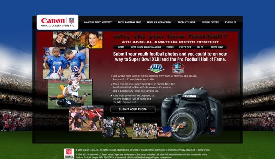 2008 Pro Football Hall of Fame Canon Adult and Teen Amateur Photo Challenge