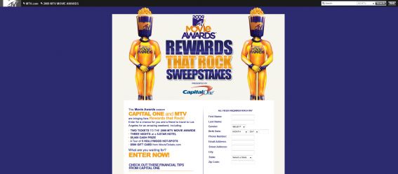 MTV Movie Awards Rewards That Rock Sweepstakes
