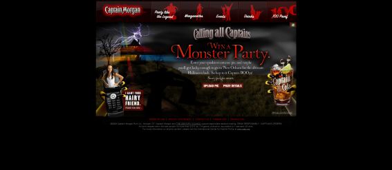 Captain Morgan Monster Party Contest