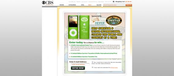 Survivor Heifer International Sweepstakes Survivor Heifer International Sweepstakes