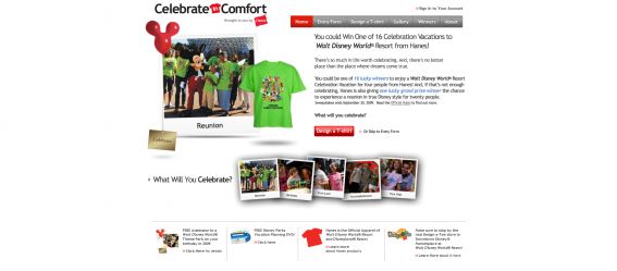 Hanes Celebrate in Comfort Sweepstakes
