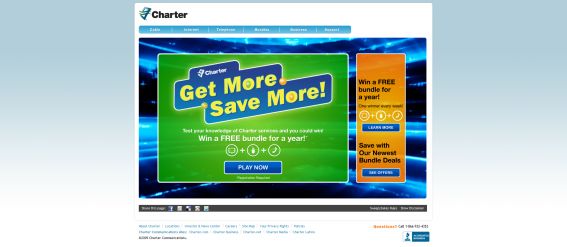 Charter Communications Quiz Show Sweepstakes