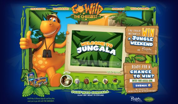 Go Wild With THE Cheesiest Instant Win Game