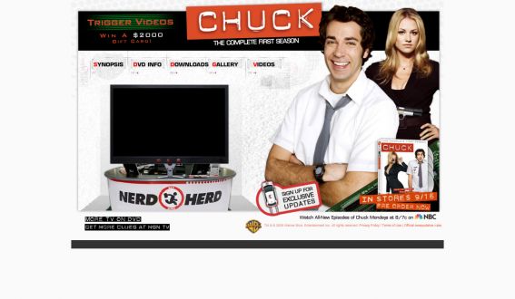 Chuck Season 1 DVD Sweepstakes