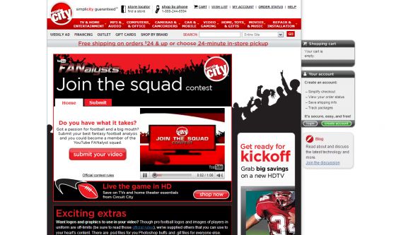 Circuit City Join The Squad Contest