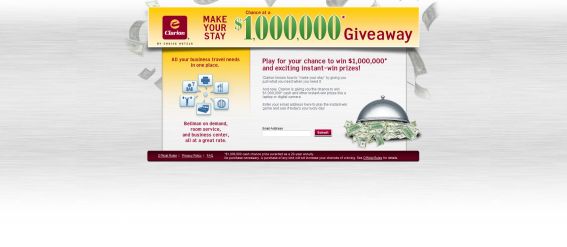 Make Your Stay Chance at a Million Dollars Giveaway