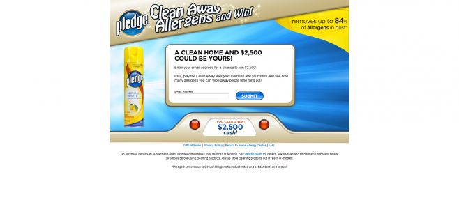 About.com Pledge Sweepstakes About.com Pledge Sweepstakes