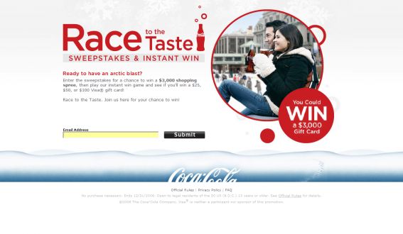 Race to the Taste Sweepstakes and Instant Win