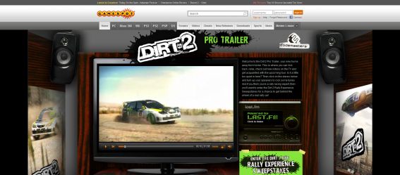 Dirt 2 Live Rally Experience Sweepstakes