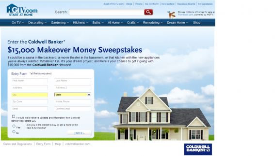 Coldwell Banker $15,000 Makeover Money Sweepstakes