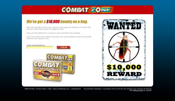 Combat Zone Instant Win and Sweepstakes Combat Zone Instant Win and Sweepstakes