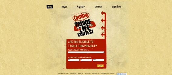 Combos Tackle Life Contest