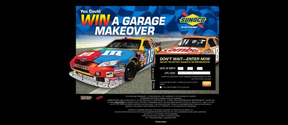 Combos And M&M’s Brand Garage Makeover Sweepstakes