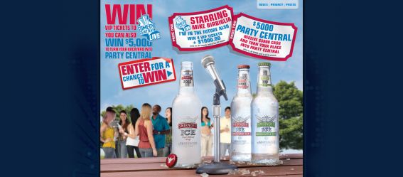 Smirnoff Ice Comedy Central to Party Central Sweepstakes