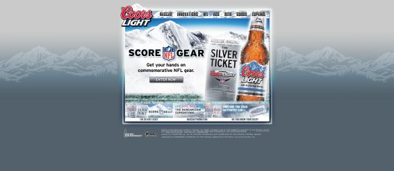 Coors Light Silver Ticket Sweepstakes