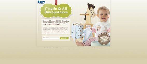 Sears Cradle & All Sweepstakes