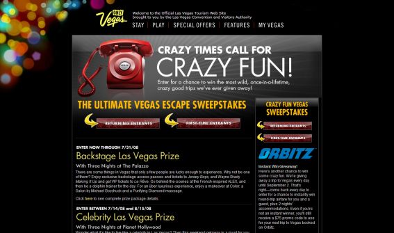 The Ultimate Vegas Escape Sweepstakes
