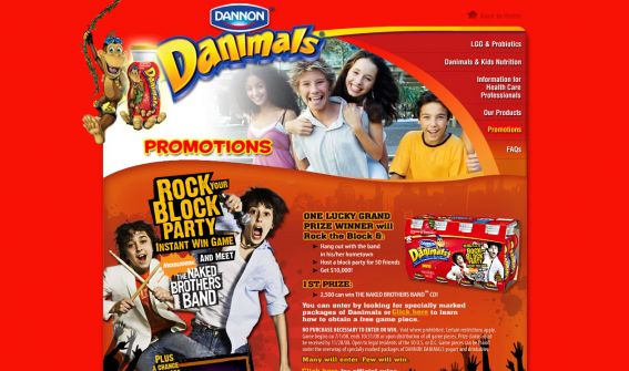 Naked Brothers Band Rock Your Block Party Instant Win Game