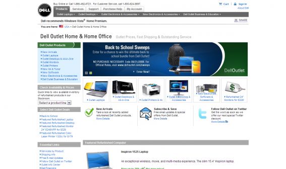 Dell Outlet Back to School Sweepstakes