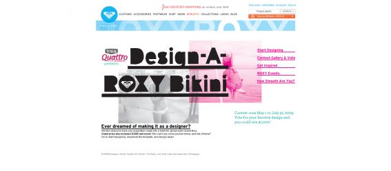 Design a Roxy Bikini Contest