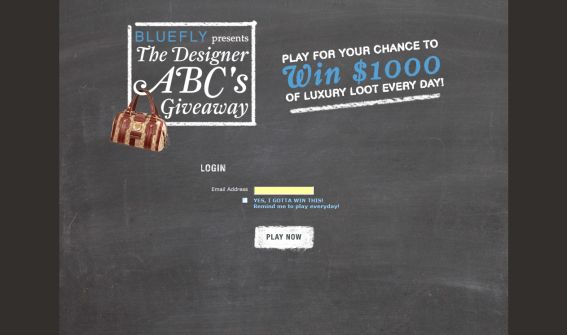 Bluefly’s Summer Designer ABC’s Giveaway