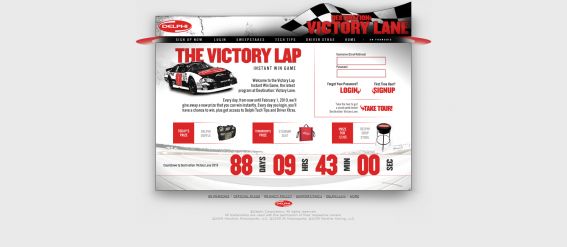 Delphi’s Victory Lane Victory Lap Instant Win Promotion