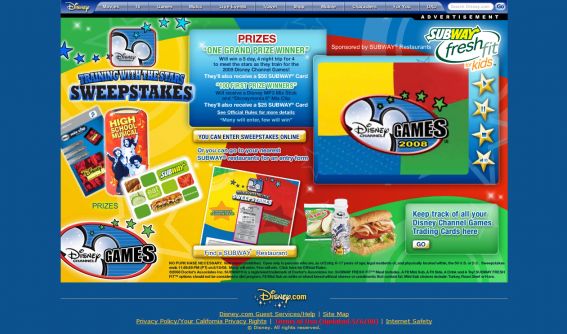 Disney Channel Training With The Stars Sweepstakes