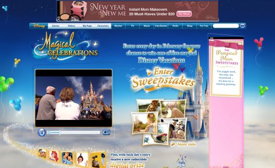 Disney’s Magical Celebrations Sweepstakes