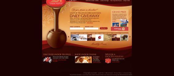 Do You Dream in Chocolate? Lindor Truffles Dreamstakes Daily Giveaway