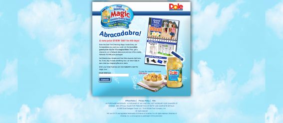 Dole Find Snacking Magic Inside Every Jar Sweepstakes