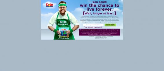 Dole Super Salad Slider Game