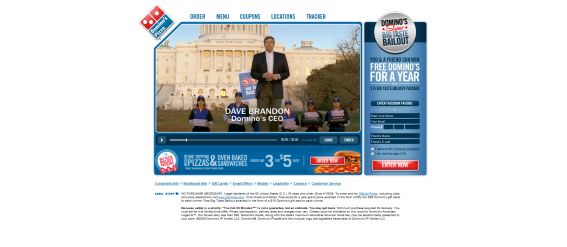 Domino’s Super Big Taste Bailout Domino’s Super Big Taste Bailout