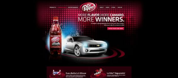 2009 Dr Pepper Camaro Game