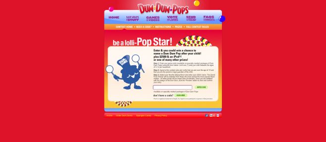 Spangler Candy Pop Star Sweepstakes Spangler Candy Pop Star Sweepstakes